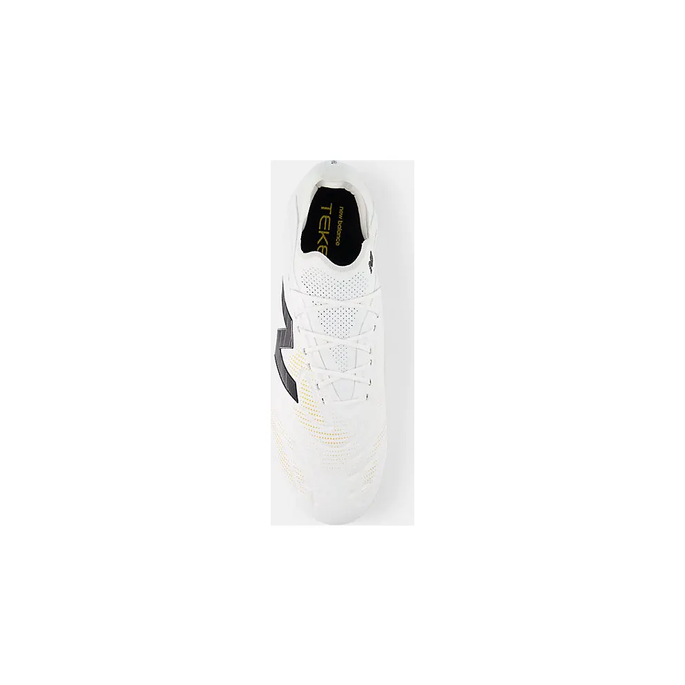New Balance Tekela Elite Low Laced FG v5 White Black Gold (ST1FLWG5)
