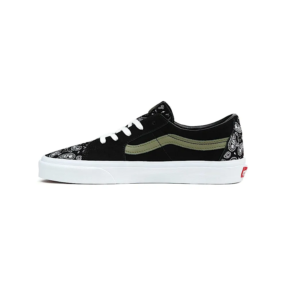 Vans Sk8-Low Paisley Suede Black Green (VN0A5KXDBLK)