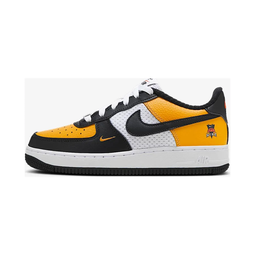 Nike Air Force 1 Low Black Gold Jersey Mesh (DQ7779-700)