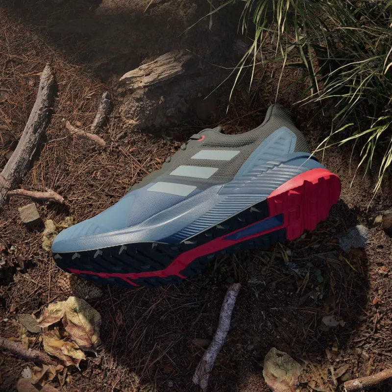 Adidas Terrex Soulstride RAIN.RDY Trail Running Wonder Steel / Magic Grey / Pure Ruby (IH3880)