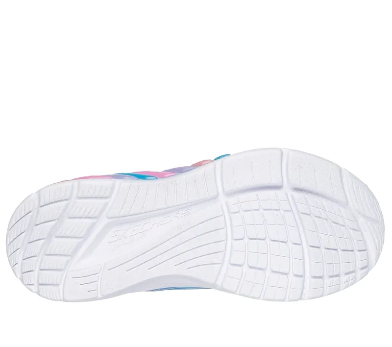 Skechers S-Lights: Rainbow Cruisers – Rainbow Reflectin Sneaker Licht Blue