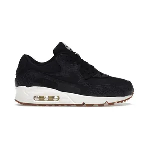 Nike Air Max 90 Premium “Black / Sail / Gum Medium Brown” (443817-010)