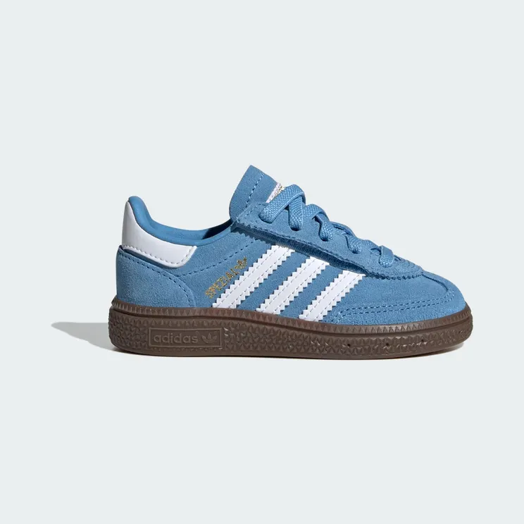 adidas Handball Spezial Comfort Closure Elastic Lace Shoes Kids “Light Blue / Cloud White / Gum” (JI2900)