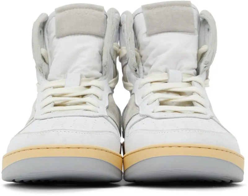 Rhude White & Grey Rhecess Hi (RHFW21FO24039554)