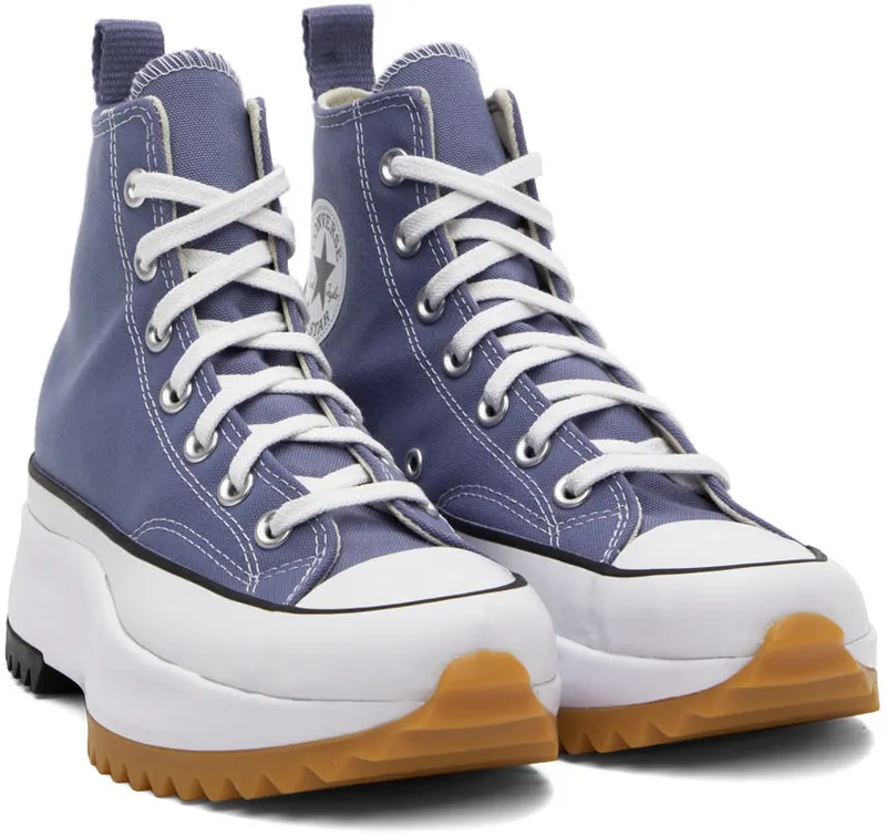 Converse Run Star Hike Platform Seizoenskleur Slate Lilac/Black/White (A03702C)