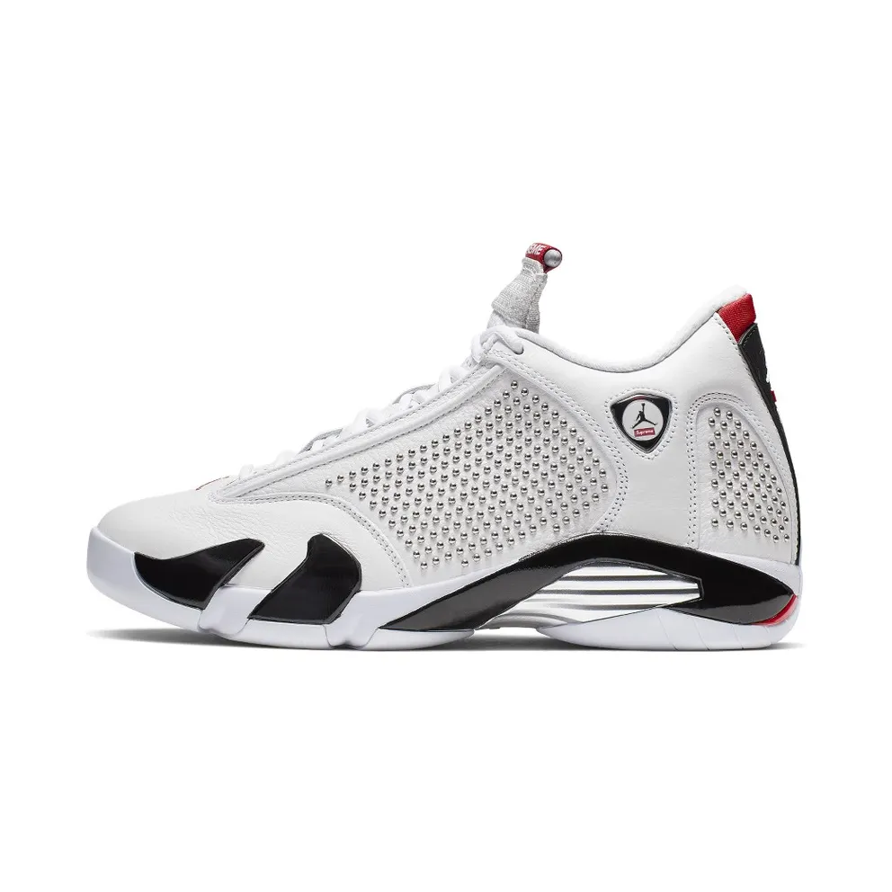 Air Jordan x Supreme Nike AJ XIV 14 White (2019) (BV7630-106)