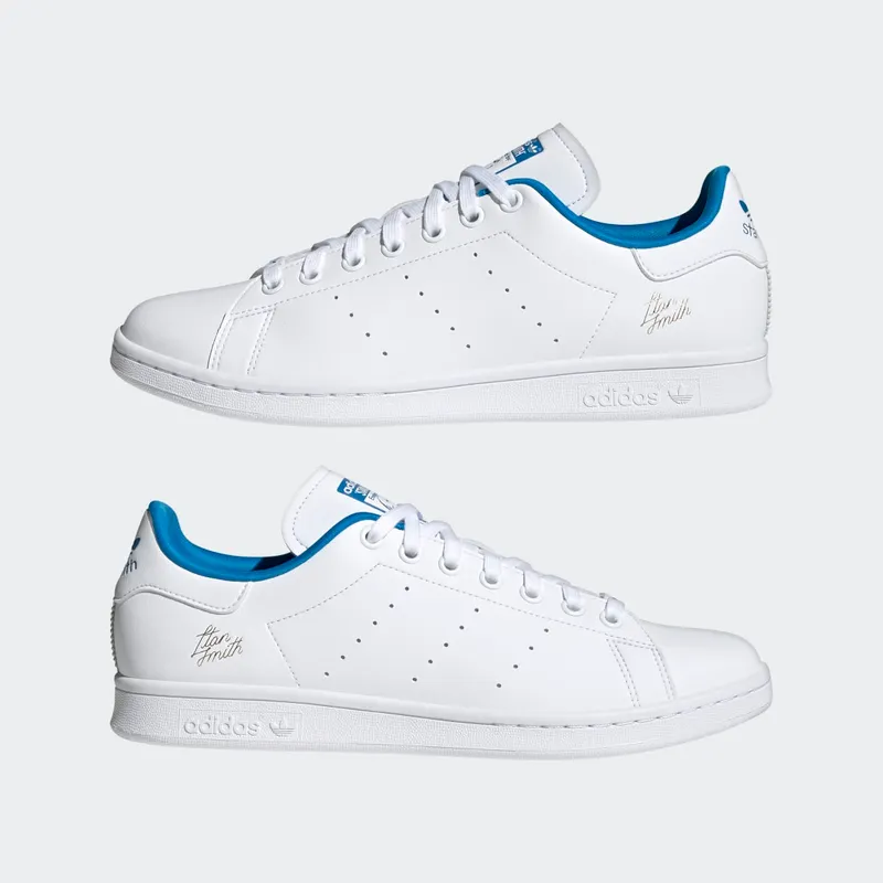 adidas Stan Smith Cloud White / Cloud White / Bright Blue (GZ7795)