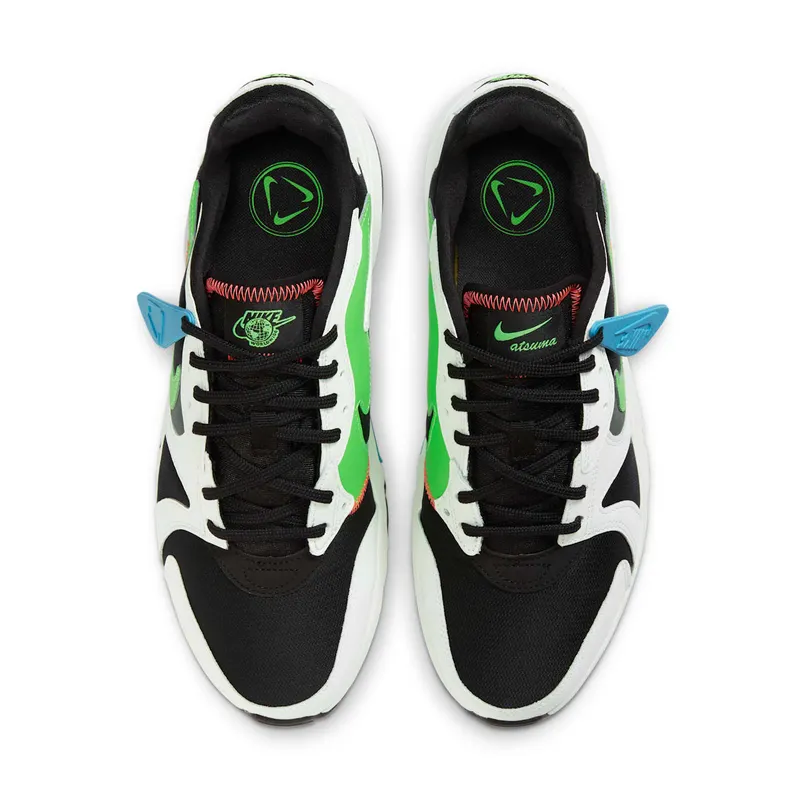 Nike Atsuma White Green Strike Black/Summit White/Flash Crimson (CD5461-009)