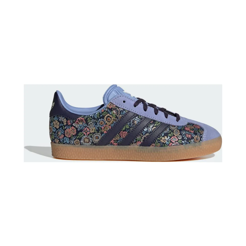 Adidas Gazelle x Liberty London Kids Blue / multicolor / Gum (JH5207)