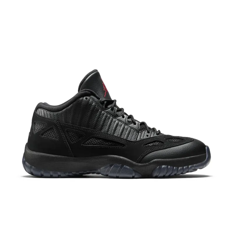 Jordan 11 Retro Low IE Referee (2015) Black/True Red (306008-003)