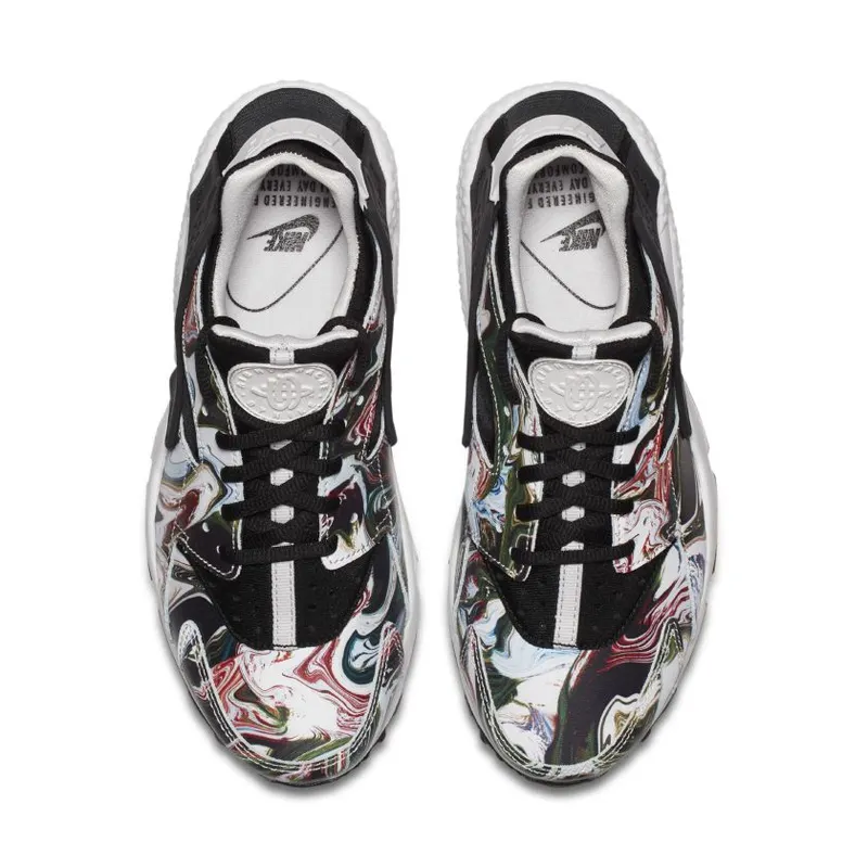 Nike Air Huarache Run Marble Dye (W) Black/Black-Vast Grey (683818-017)