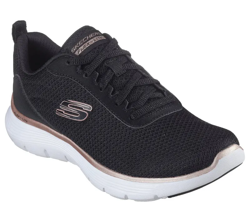 Skechers Flex Appeal 5.0 – Uptake Sneaker Black/Roos Gold