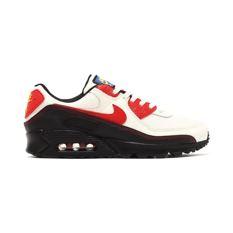 Nike Air Max 90 SE Sail Universtiy Red Black (DX3276-133)