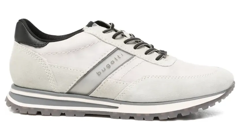 Bugatti Sneakers mit Wildledereinsätzen – Grau (332AG81014101221)