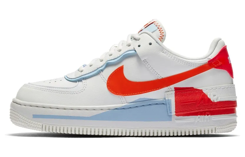 Nike Air Force 1 Shadow Summit White Team Orange (W) (CQ9503-100)