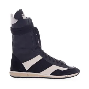 Patrizia Pepe High-Top-Sneakers mit Kontrasteinsätzen “Black” (8Y0033V038X2BD)