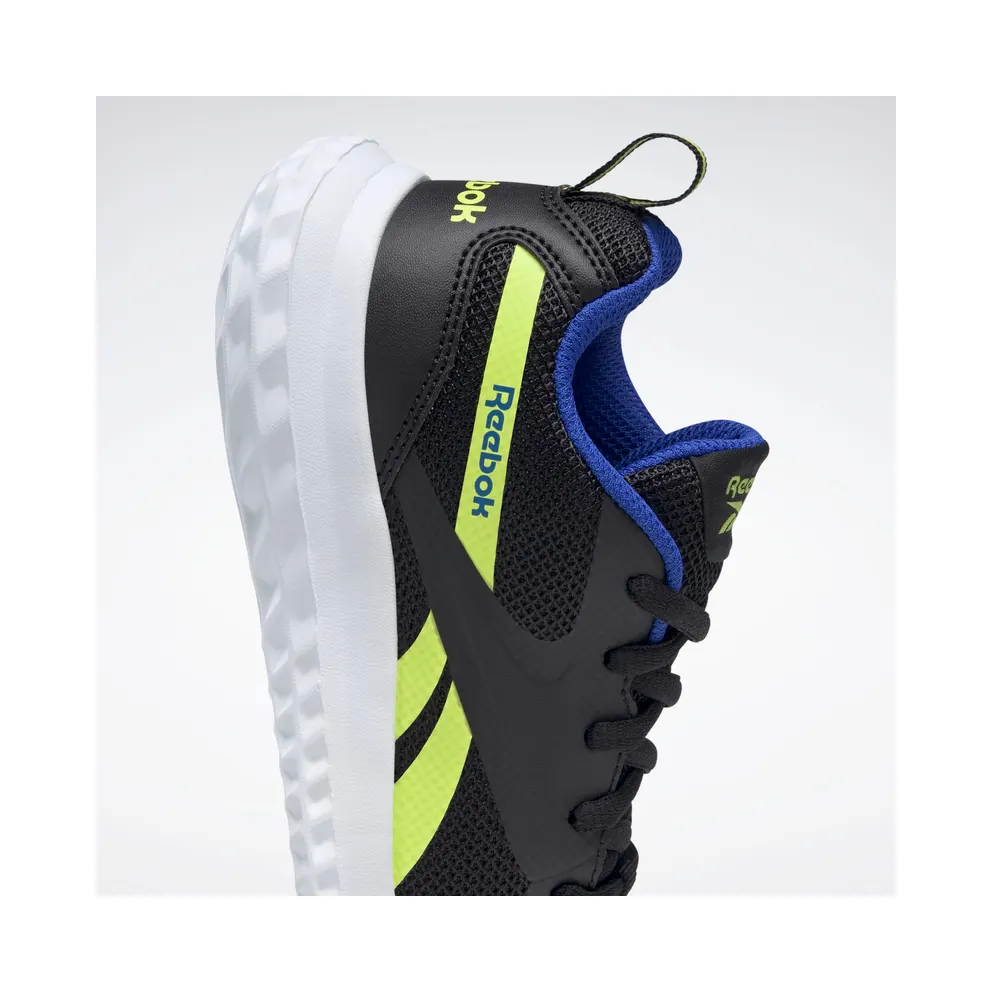 Reebok Rush Runner 3 Shoes Black / Yellow Flare / Court Blue