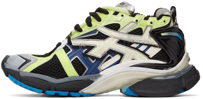 Balenciaga Runner Green Blue Black Grey (677403W3RB55179)