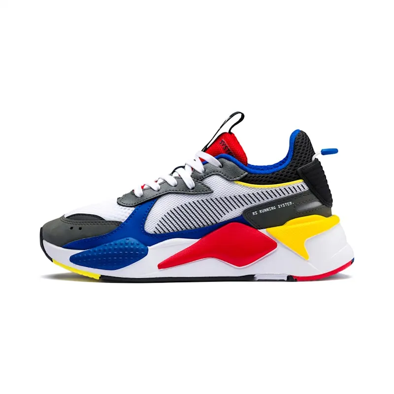 Puma RS-X Toys White (GS) White/Blue-High Risk Red (369628-02)