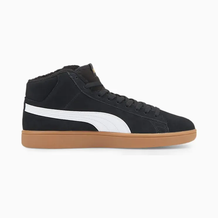 Puma Smash v2 Mid Winter Wit/Zwart (375870-01)