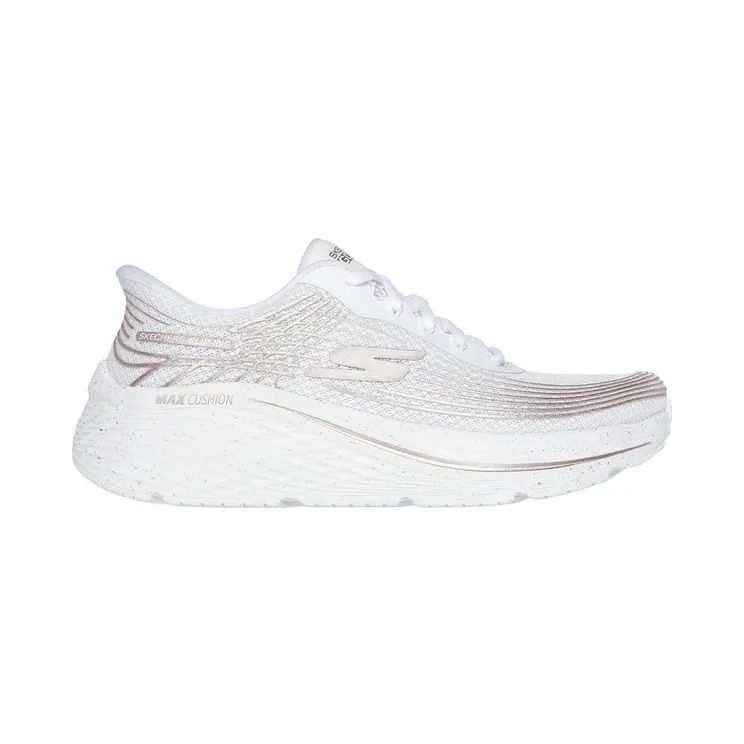 Skechers Slip-ins: Max Cushioning Elite 2.0 “Kaplan White / Roos Gold” (129646WTRG)