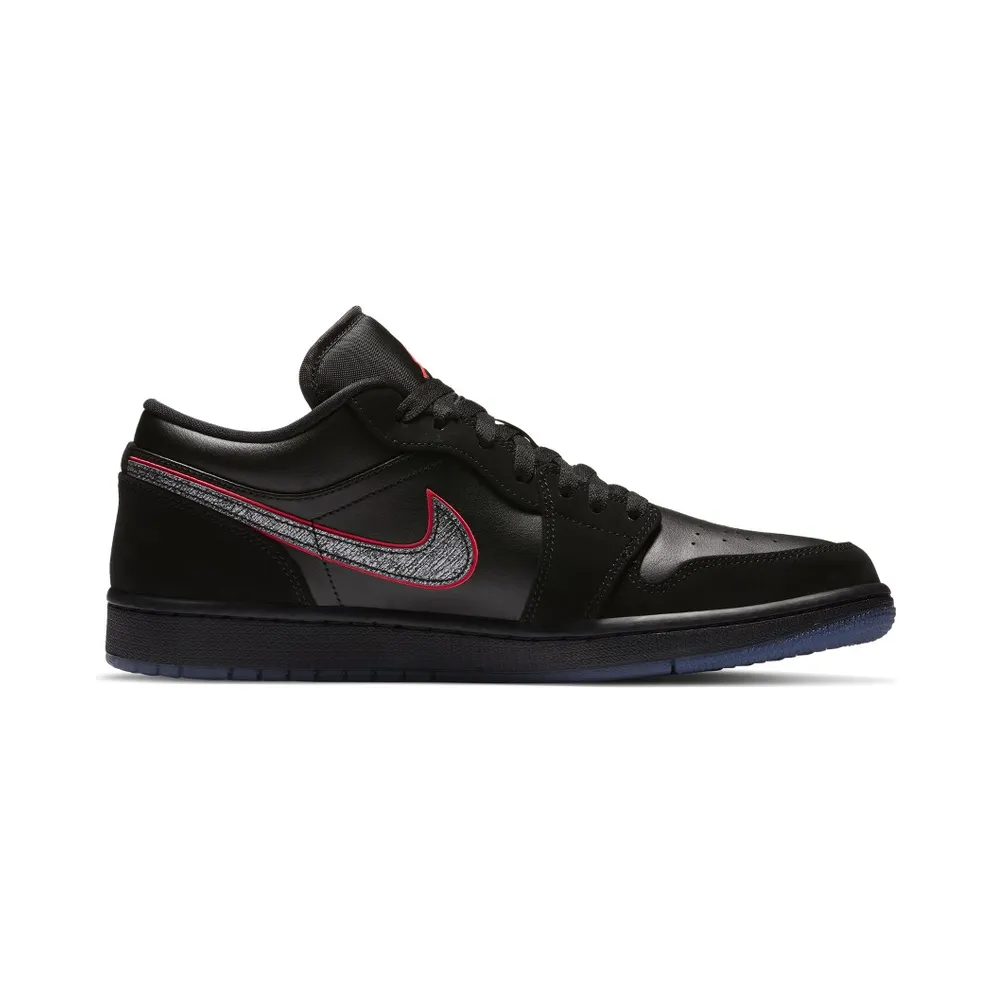 Jordan 1 Low Black Red Orbit Black/Black-Red Orbit (CK3022-006)