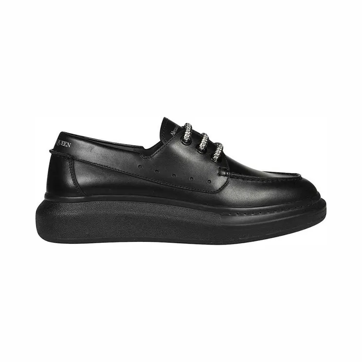 Alexander McQueen Oversized Boat Black (625195WHYF01000)