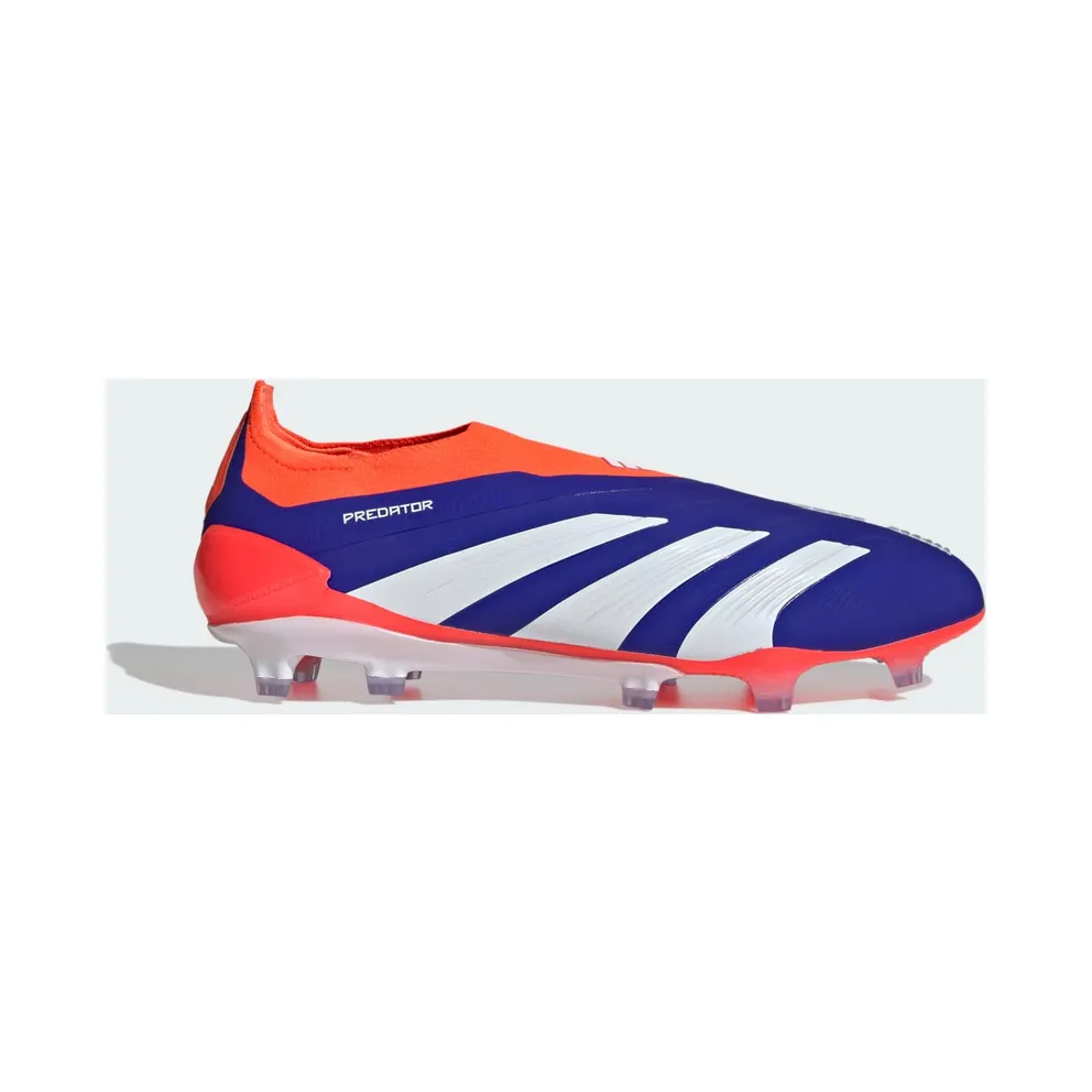 adidas Predator Elite Laceless FG Lucid Blue Cloud White Solar Red (IF6447)