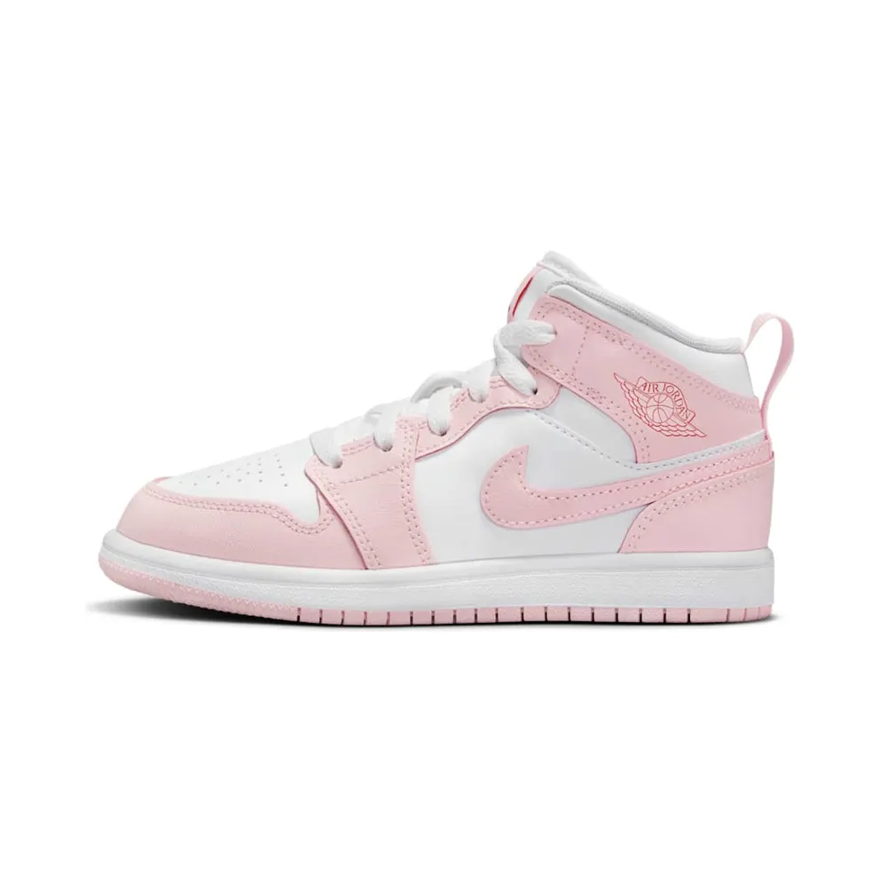 Jordan 1 Mid PS “Pink Foam Fire Red White” (DQ8424-608)