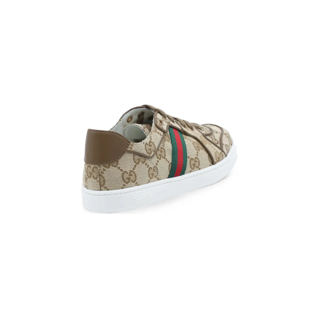 Gucci GG Supreme Web-stripe “Neutrals/Brown” (873450 FAF5F 9644) (2)