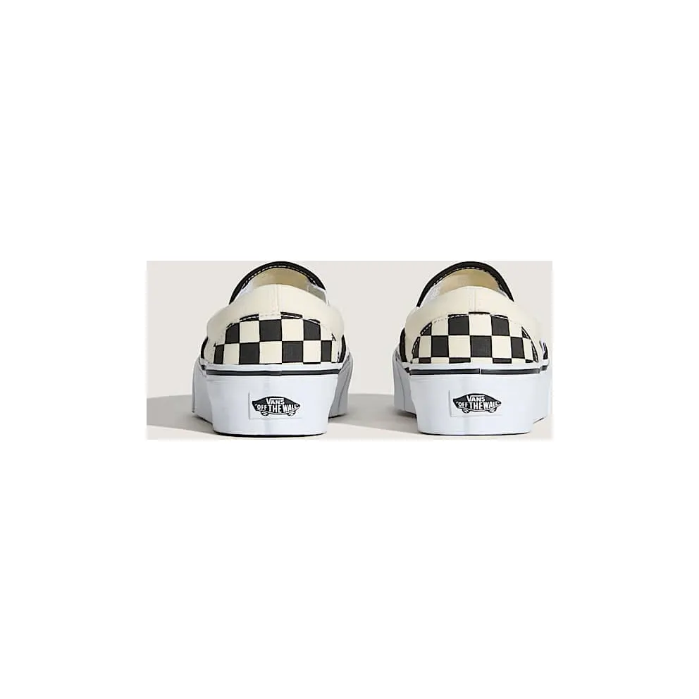 Vans Classic Slip-On Platform ‘Checker – Black White’ Black/White (VN00018EBWW)