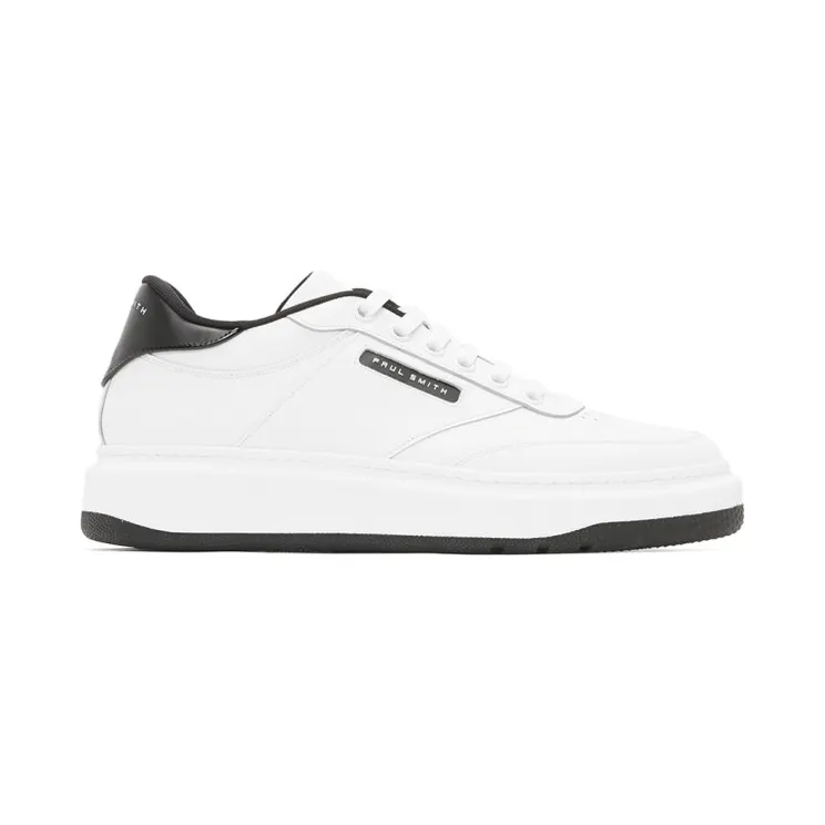 Paul Smith White and Black Hackney Sneakers (M1S-HAC02-APCLF)