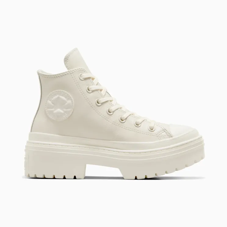 Converse Chuck Taylor All Star Lugged Heel Leather Platform Egret/Egret/Egret (A10370C)