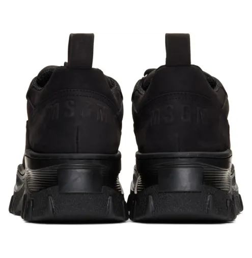 MSGM Black Tractor Trek Sneakers (2741MDS509 395) (3)
