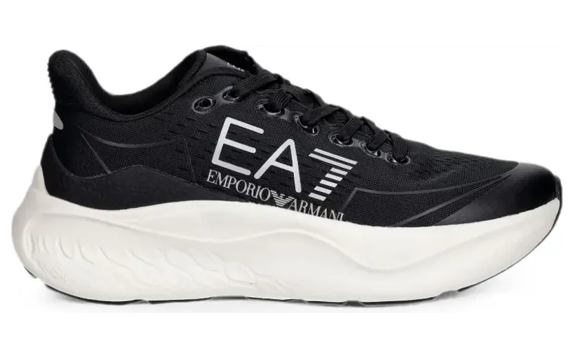 Ea7 Emporio Armani Chunky sneakers met logoprint – Zwart (XK442X8X245)