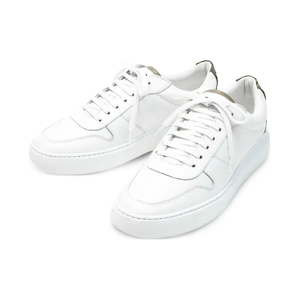 Herno with leren vlakken – White (SH001UMSHOE61030)