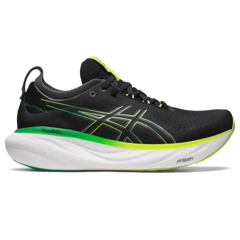 Asics GEL-NIMBUS 25 Black/Lime Zest (1011B547.003)