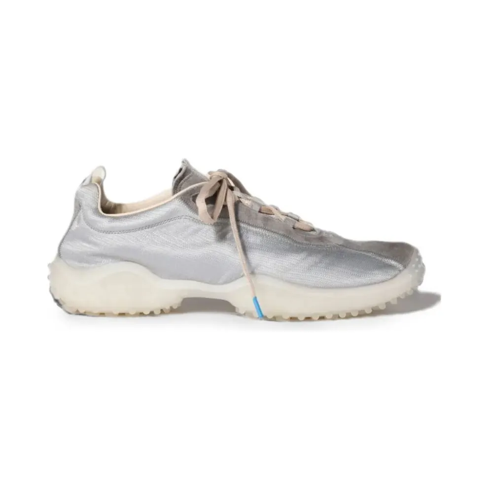 Miu Bubble Sneakers aus Funktionsstoff und Wildleder – Silber (5E806E3M0KF0424)