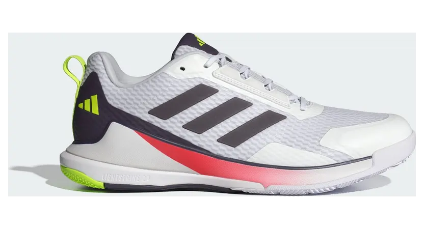 Adidas Novaflight 2 Indoor Cloud White / Aurora Met. / Aurora Plum (JQ9206)