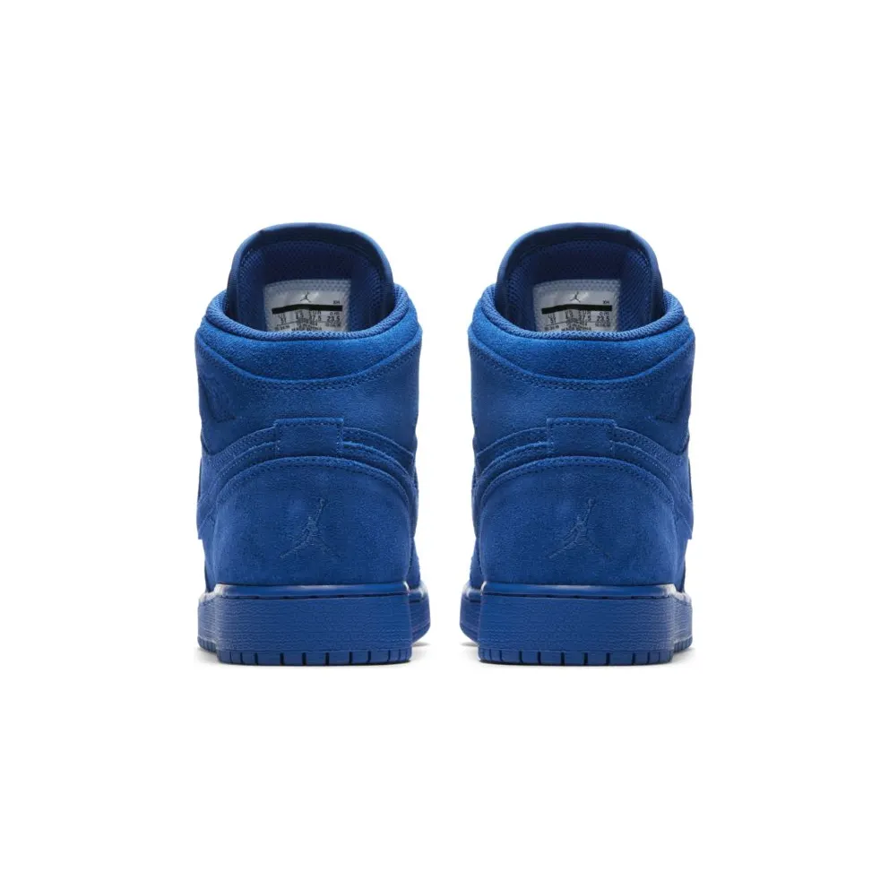 Jordan 1 Retro Blue Suede (GS) Team Royal/Team Royal (705300-404)