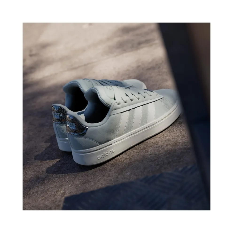 adidas Grand Court Alpha 00s Linen Green Off White Silver Metallic (JH8670)