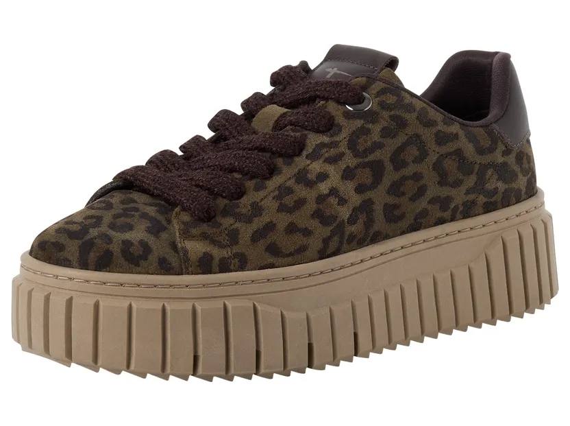Tamaris sneaker Olijfgroen / Zwart (1-23702-45-792)