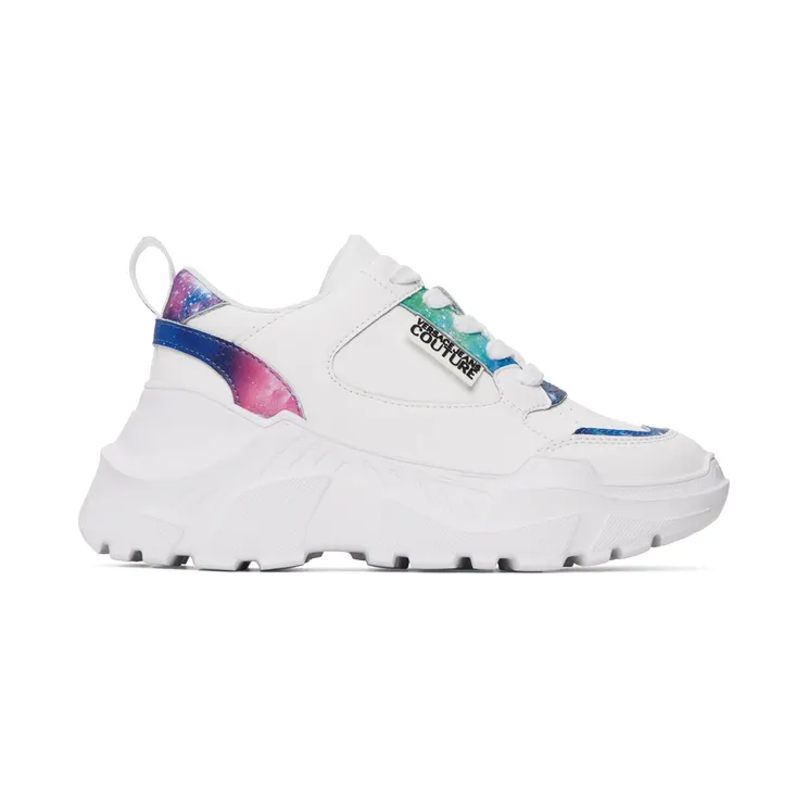Versace Jeans Couture White Speedtrack Space Couture Sneakers (E73VA3SC2EZP132)