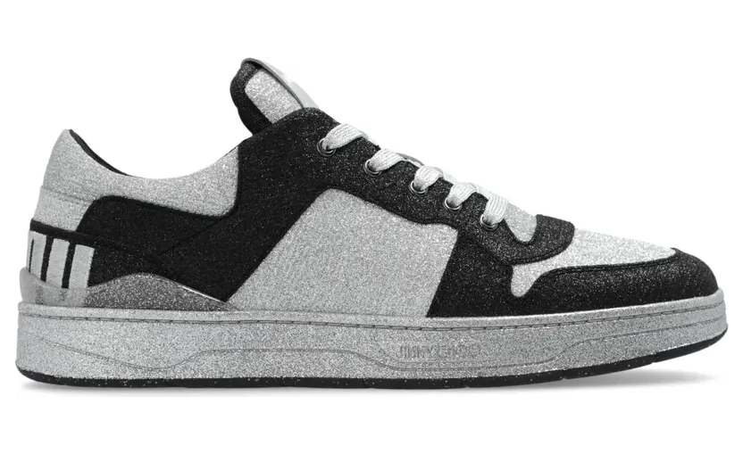 Jimmy Choo Florent M Sneakers mit Logo-Patch – Schwarz (FLORENTMDJF)