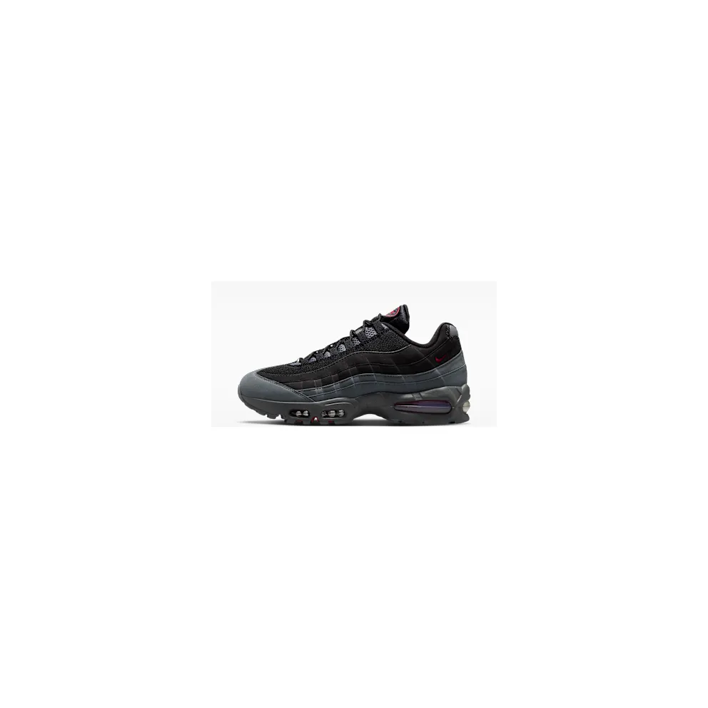 Nike Air Max 95 – “Black / Smoke Grey / Dark Smoke Grey / Tough Red” (HM4740-015)