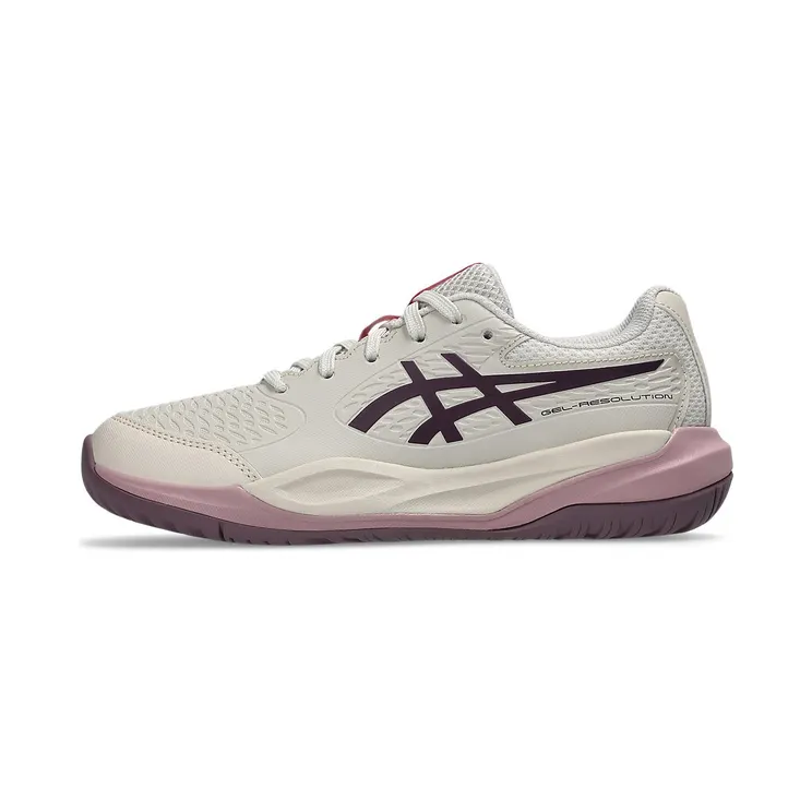 ASICS GEL-RESOLUTION X GS “Soft Oat / Dark Aubergine” (1044A081-250)