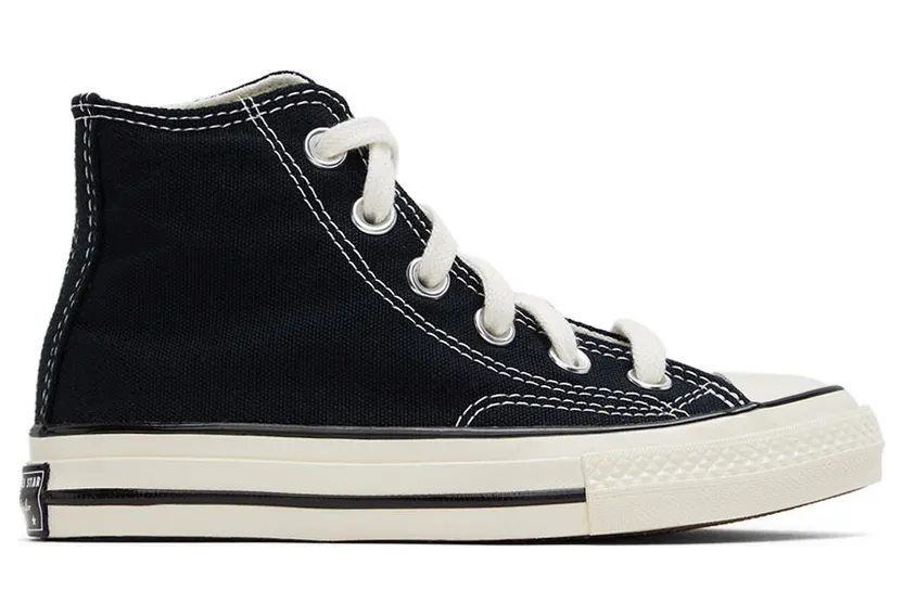 Converse Little Kids Vintage Canvas Chuck 70 High Top Zwart/zwart/egret