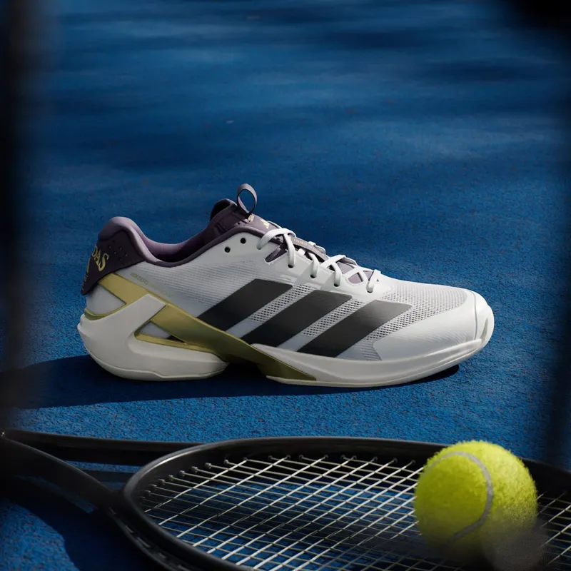 adidas Adizero Ubersonic 5 Cloud White Core Black Aurora Plum (JQ3778)