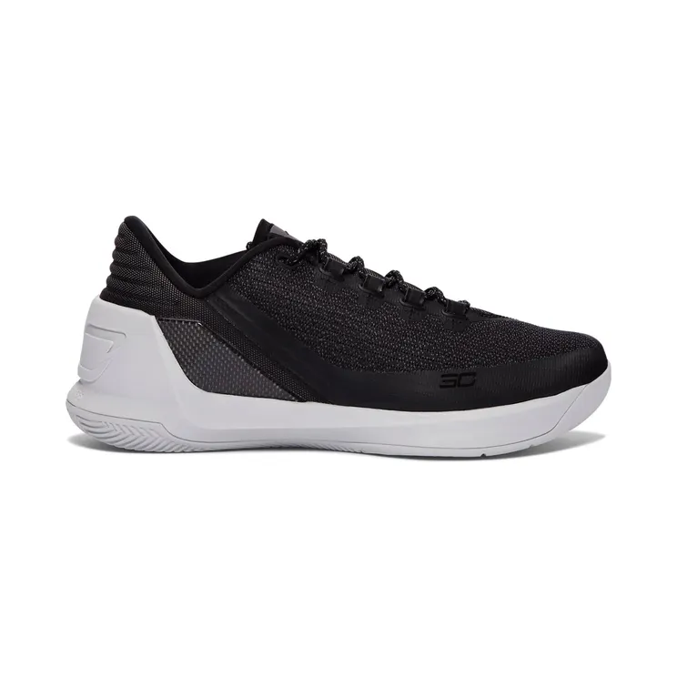 Under Armour Curry 3 Low Black White (1286376-001)