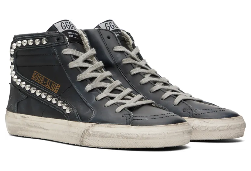 Golden Goose Black Slide Classic Sneakers (GMF00115.F000323.90100) (4)